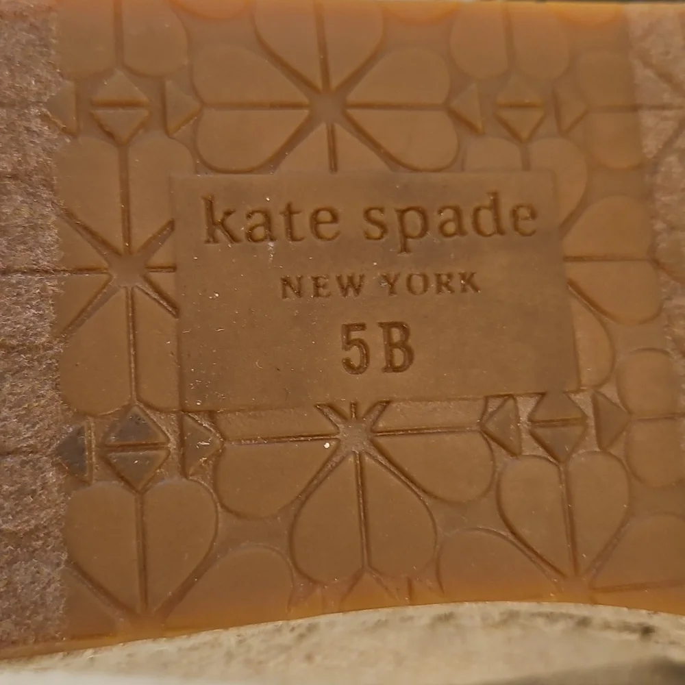 Kate Spade New York Gardenia Espadrilles Slip On Black Women's Size 5B - Picture 8 of 10